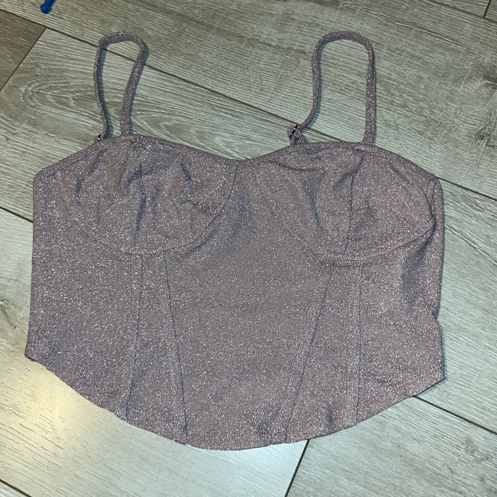 Glittery Crop top